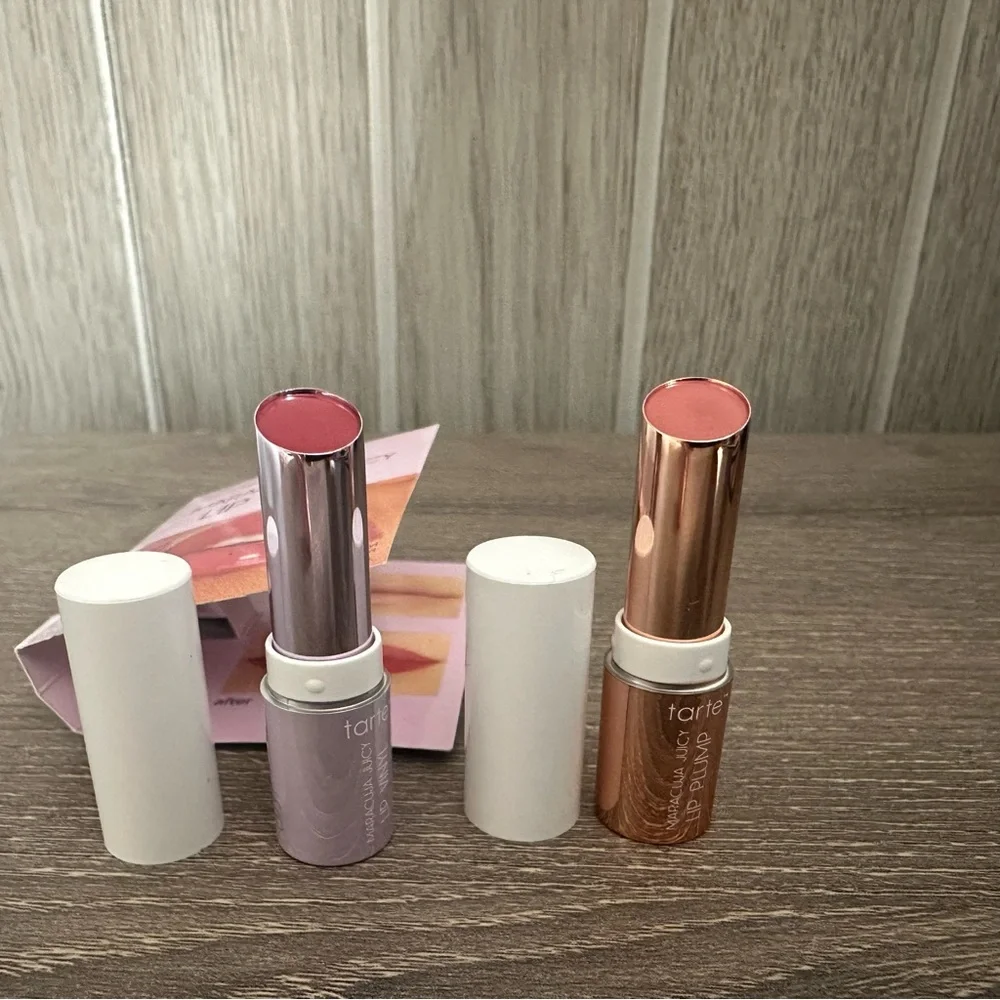 Tarte Lip Plump Primrose Lip Vinyl Hibiscus Travel